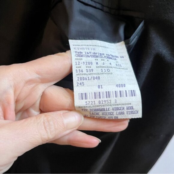Vintage Hugo Boss Einstein wool 3 button blazer 24" PTP Sz XL - Picture 14 of 15